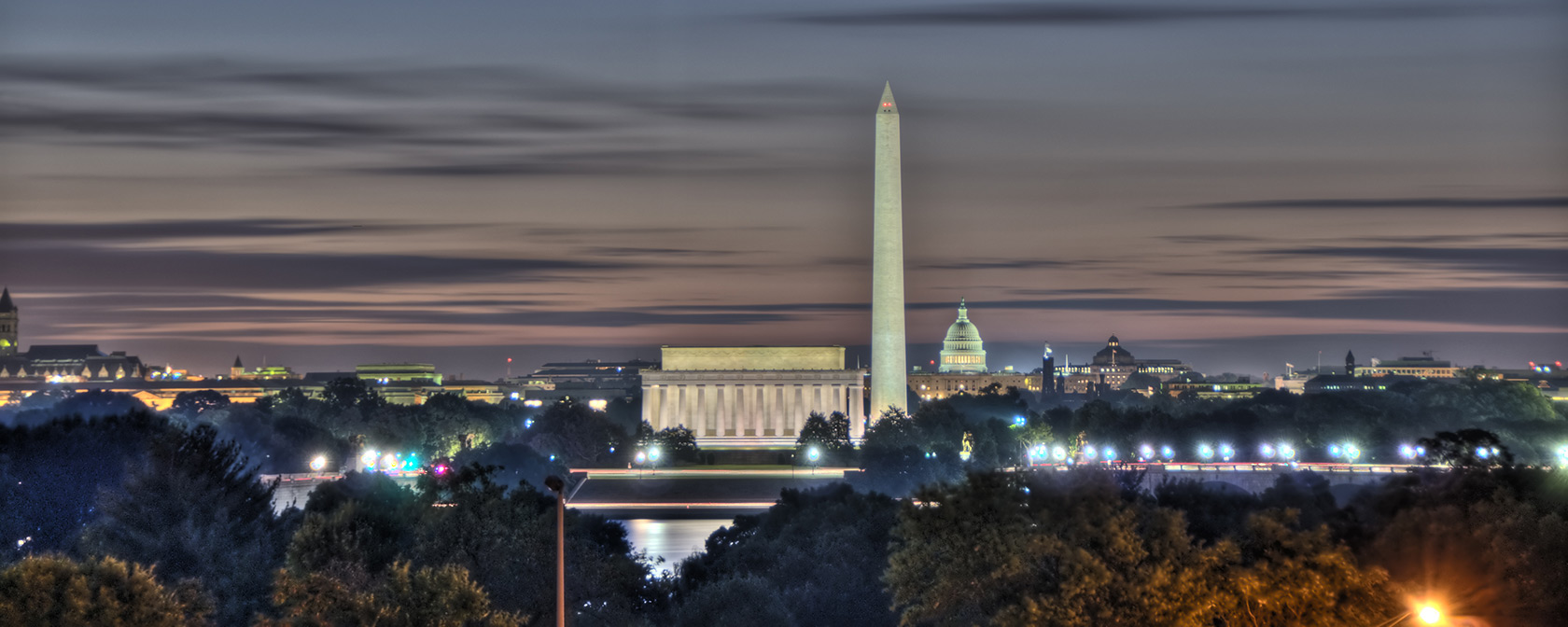 DC Skyline at Dusk