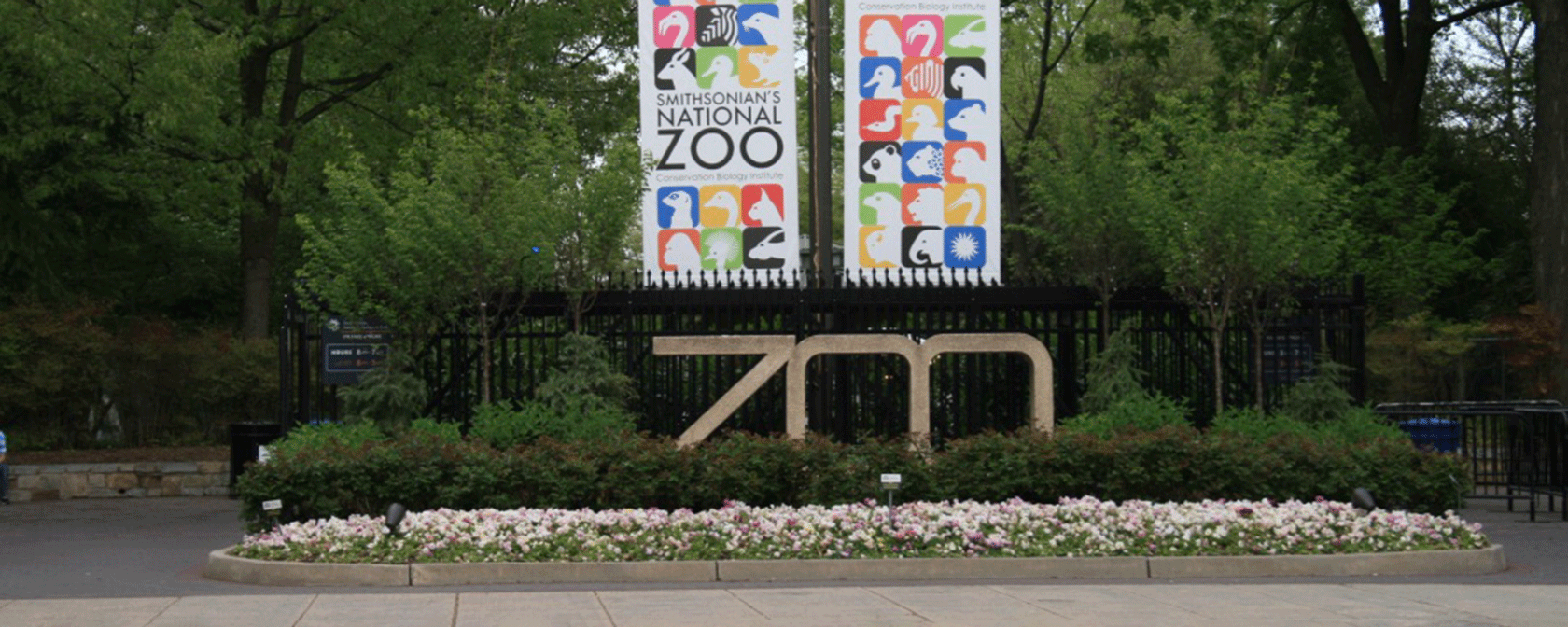 Segno dello zoo nel Woodley Park