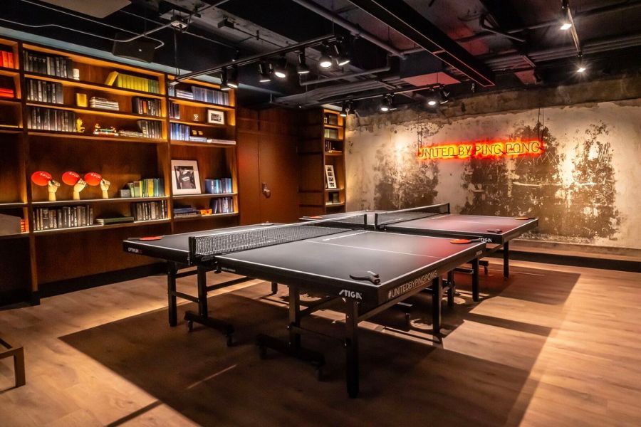 ping pong table at Spin DC