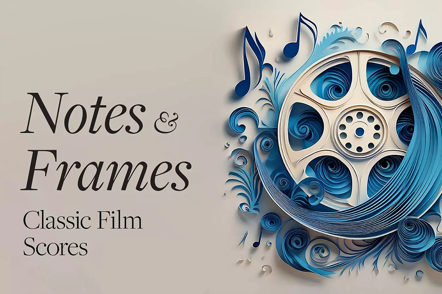 Graphic for Notes & Frames Classic Film Scores