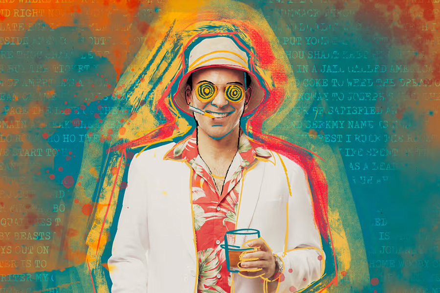 Graphic for Hunter S Thompson musical