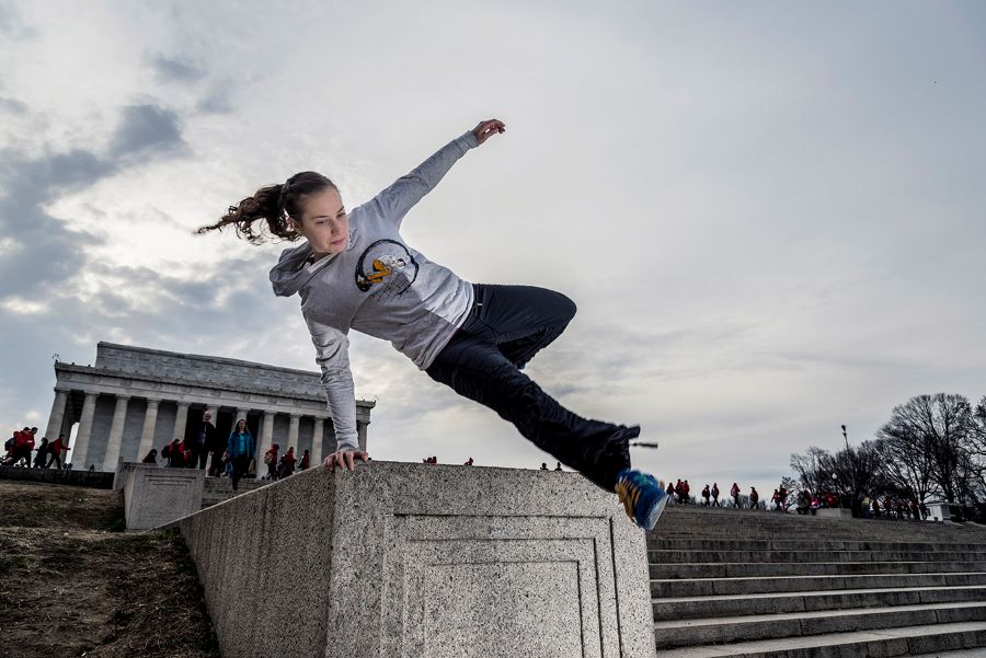 Momentum Parkour at National Building Museum