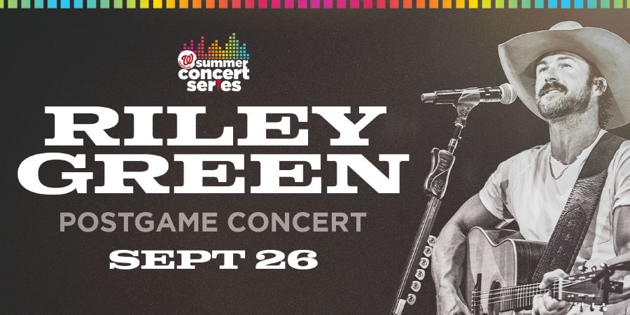 Riley Green at Nationals Park