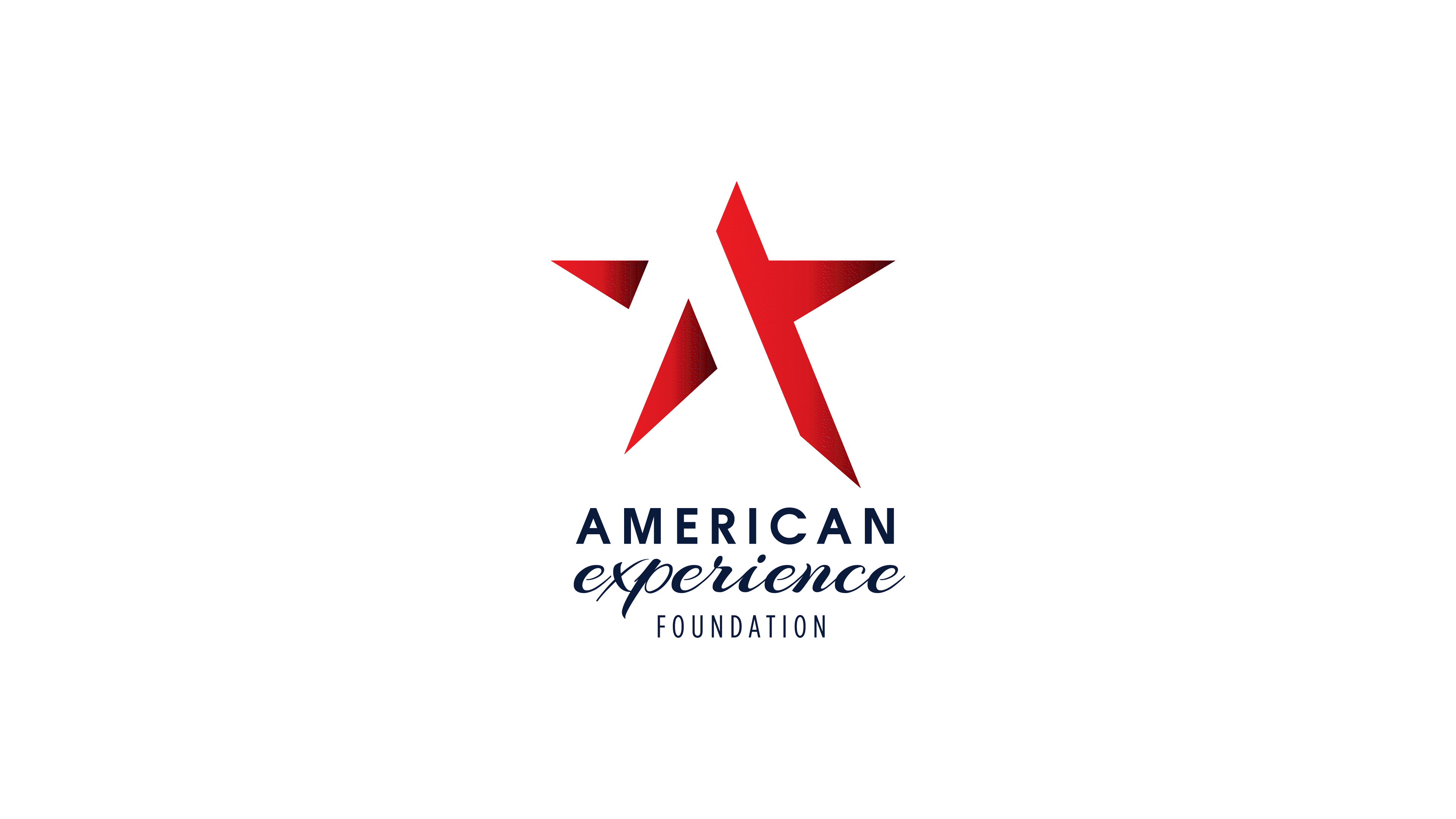 The American Experience Foundation logo transforms into the NEXTDC logo