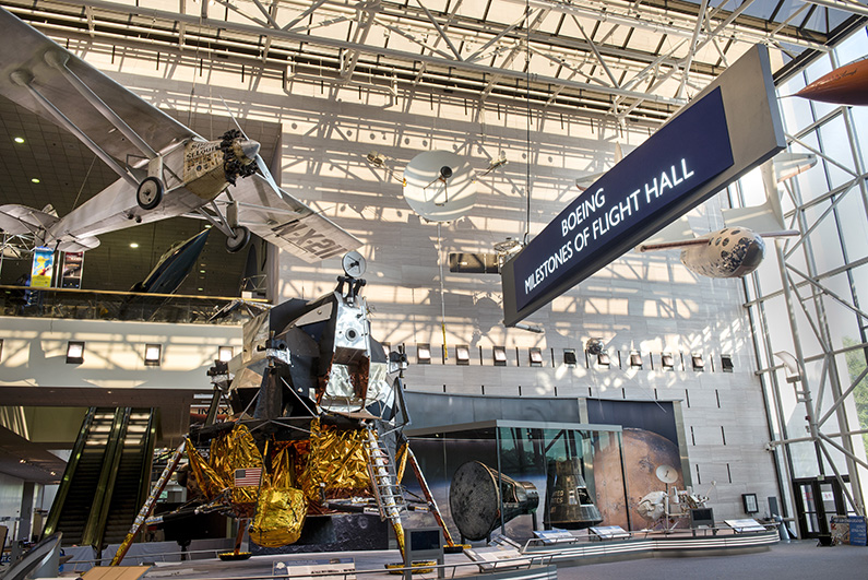 Boeing Milestones of Flight Hall at the National Air and Space Museum