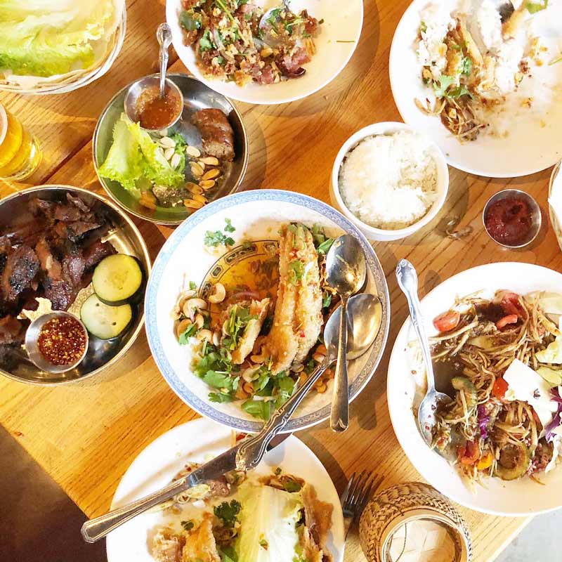 @charlesschang - Dishes at Thip Khao in Columbia Heights - Places to eat in Columbia Heights neighborhood