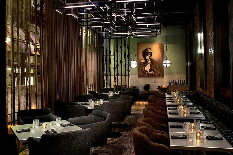 Private dining space at Dirty Habit in the Kimpton Hotel Monaco - Great intimate restaurants in Washington, DC