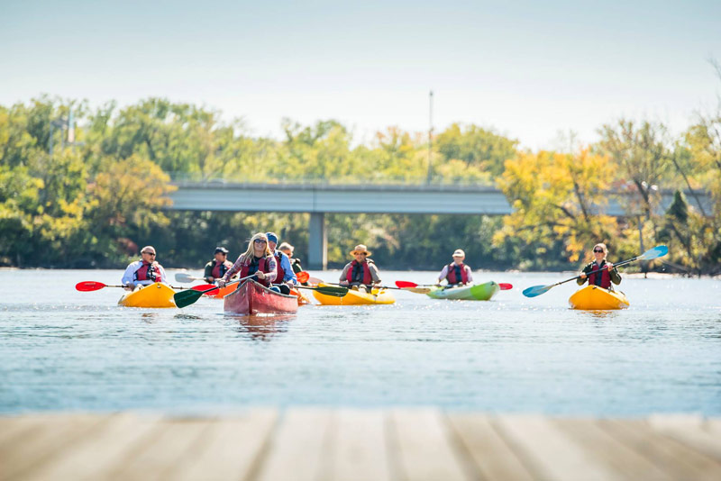 Kayak en la ribera del Capitolio: actividades para toda la familia y en la ribera en Washington, DC