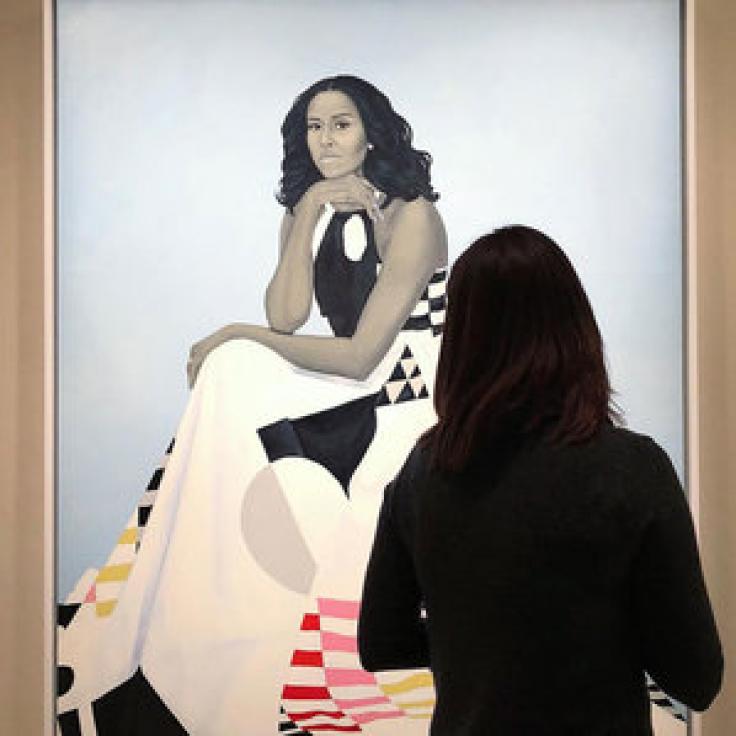 @aquinsta - Michelle Obama portrait at Smithsonian National Portrait Gallery - Art museum in Washington, DC