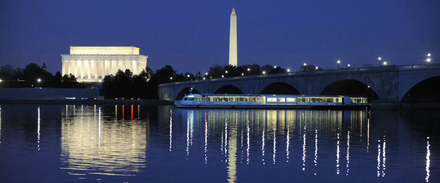 National Mall at night