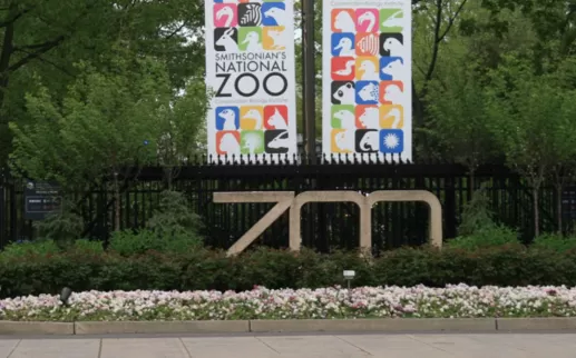 Zoo sign in Woodley Park
