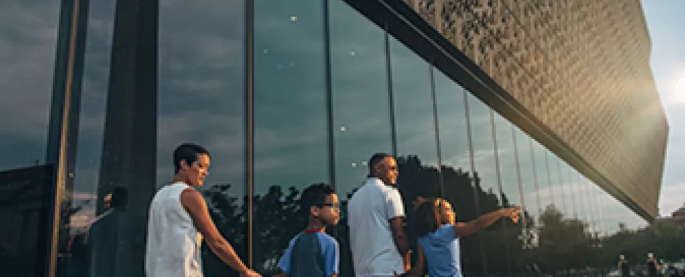 Family at NMAAHC