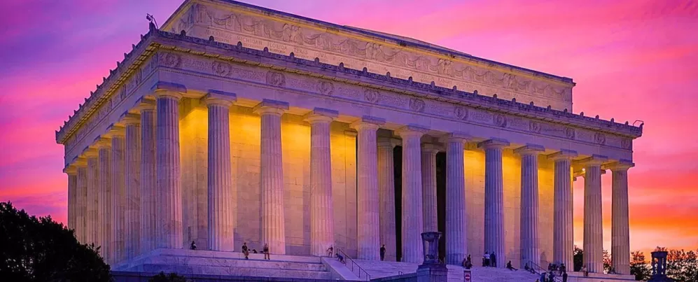 Lincoln Memorial Sunset